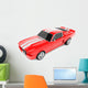 Red Classical Sports Car Wall Mural