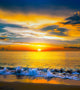 Colorful Sunset over Sea