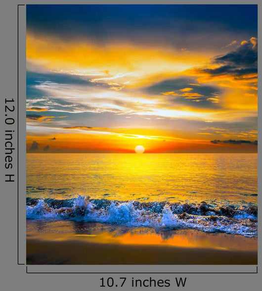 Colorful Sunset over Sea