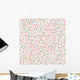 Seamless Small Floral Pattern Wall Decal