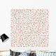 Seamless Small Floral Pattern Wall Decal