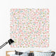 Seamless Small Floral Pattern Wall Decal