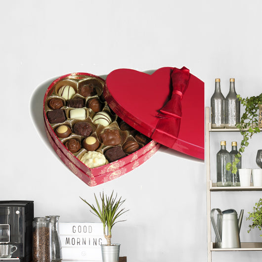 Valentines Chocolates Wall Decal