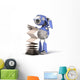 Robot Reads Instruction Wall Decal