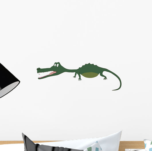 Illustration Funny Crocodile