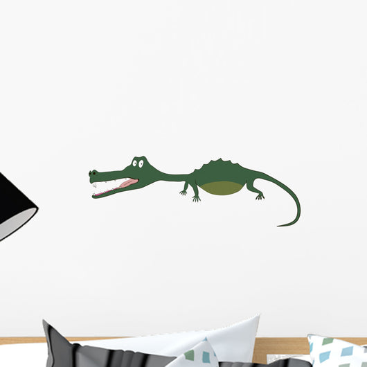 Illustration Funny Crocodile