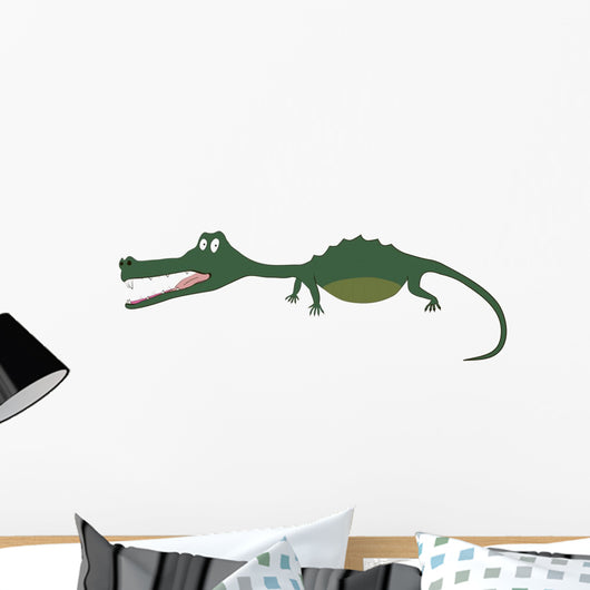 Illustration Funny Crocodile