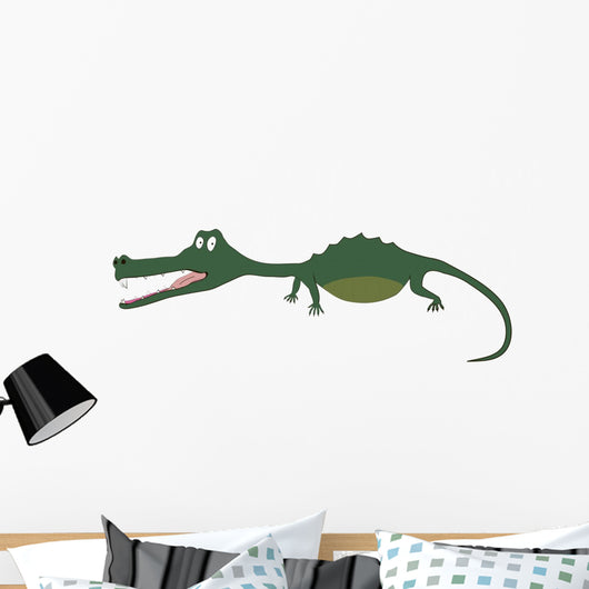 Illustration Funny Crocodile