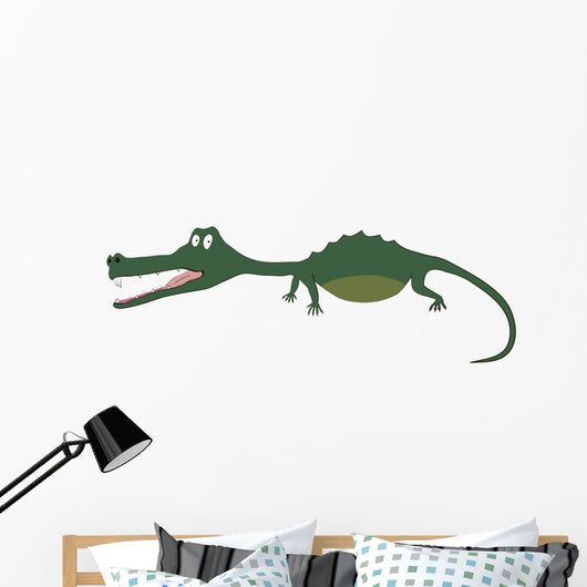 Illustration Funny Crocodile