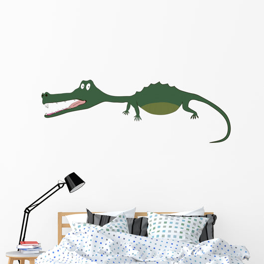 Illustration Funny Crocodile