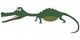 Illustration Funny Crocodile