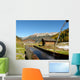 Almh Tten Mit Holzbrunnen Wall Decal