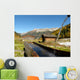 Almh Tten Mit Holzbrunnen Wall Decal