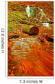 Nice Waterfall in the Forest Wall Mural