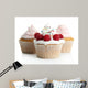 Tasty Berry Cupcakes Wall Decal