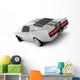 Silvery Classical Sports Car Wall Decal