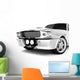 Silvery Classical Sports Car Wall Mural