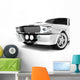 Silvery Classical Sports Car Wall Mural
