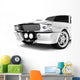 Silvery Classical Sports Car Wall Mural