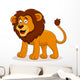 Lion cartoon Wall Decal