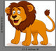 Lion cartoon Wall Decal