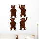 Bear Cartoon Wall Mural