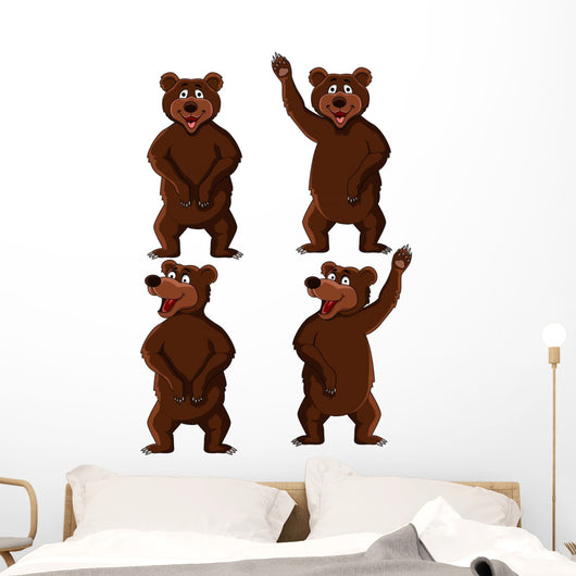 Bear Cartoon Wall Mural