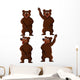 Bear Cartoon Wall Mural