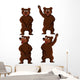 Bear Cartoon Wall Mural