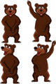 Bear Cartoon Wall Mural