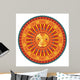 Decorative Summer Mandala Wall Decal