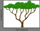 African Safari Tree Wall Decal