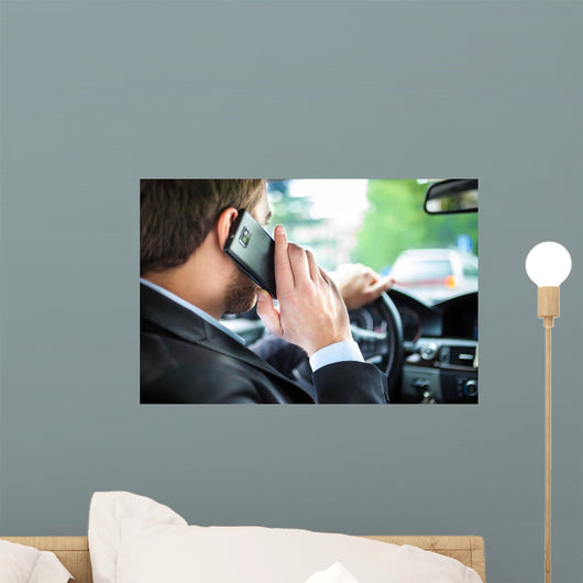 Man Talking Phone His