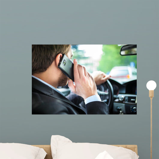Man Talking Phone His