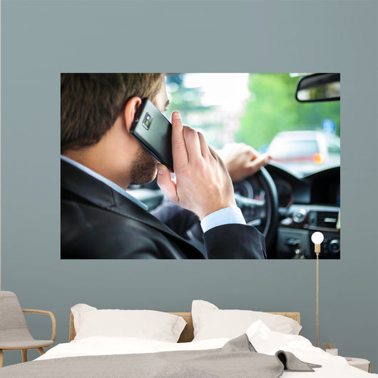 Man Talking Phone His