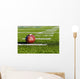 Football on Field Wall Mural