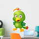 illustration of Cartoon bird Vector Wall Decal