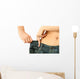 Slim Woman Is Showing Wall Decal