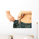 Slim Woman Is Showing Wall Decal