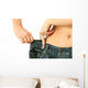 Slim Woman Is Showing Wall Decal