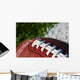 Football on Field Wall Mural