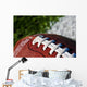 Football on Field Wall Mural