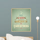 Typography Christmas Greeting Card