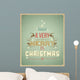 Typography Christmas Greeting Card