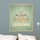 Typography Christmas Greeting Card
