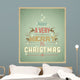 Typography Christmas Greeting Card