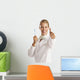 young woman dentist Wall Decal