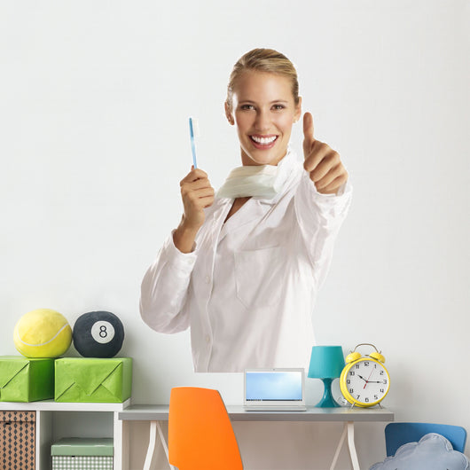 young woman dentist Wall Decal