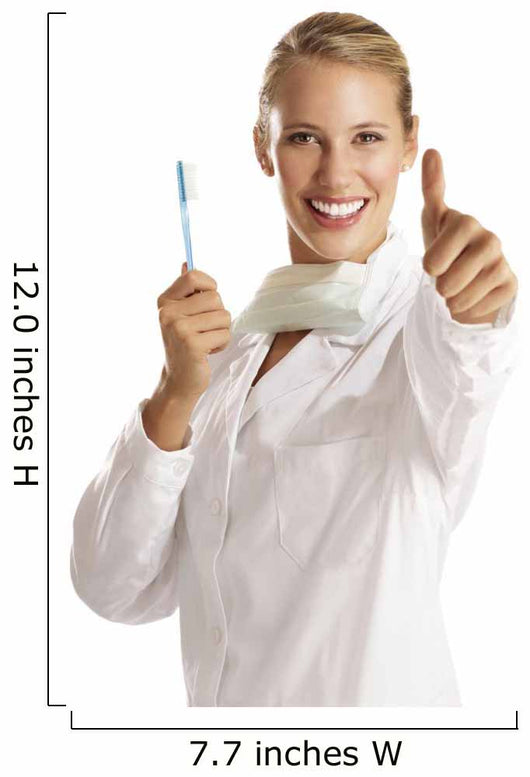 young woman dentist Wall Decal