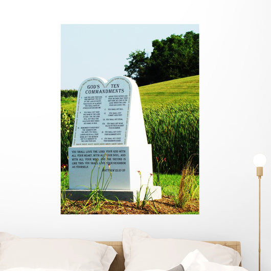 Ten Commandments Wall Mural